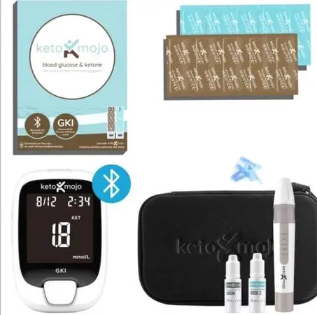 Brand New Sealed Keto Mojo Blood Ketone/Glucose Monitoring Kit
