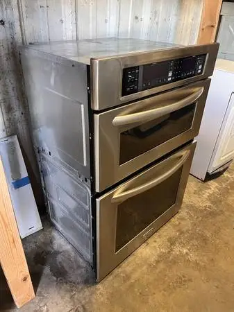 30W KitchenAid Microwave/Combo Wall Oven 4.3 Cu Ft #KEMS308SSS00 Used