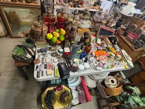 Giant vintage farmhouse boho granny core garage sale 31st and 1st