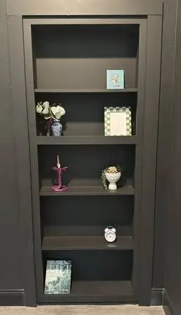 Murphy Flush Mount Bookcase Secret Door