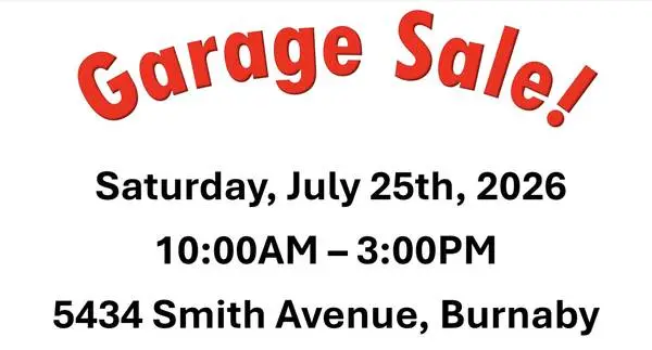 POSTPONED - Multi-Family Garage Sale! Burnaby/Vancouver Border