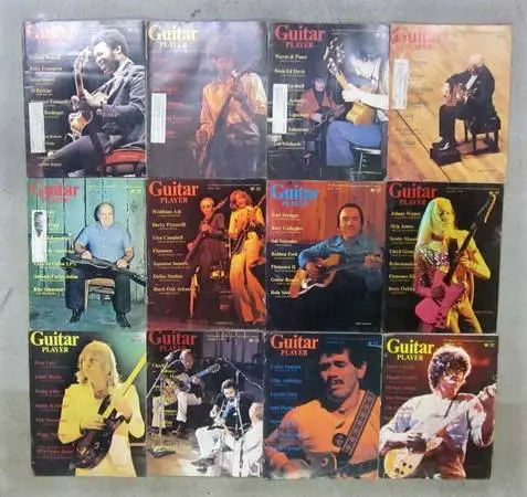 Guitar Player backissues - full year 1974 Santana, Winter, Lake etc