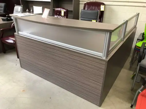 *9 Colors New in box 6 x 6 Office Reception Front L Shape Desk
