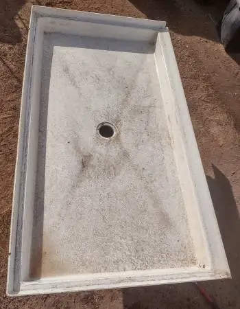 5ft By 34 Fiberglass Shower Pan