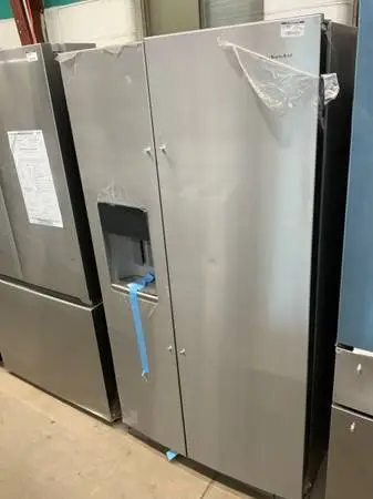 **KITCHENAID STAINLESS 26 CU FT SIDE BY SIDE FRIDGE**ON SALE NOW**