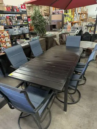 Metal patio furniture