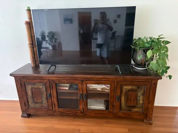 Solid wood and slate buffet