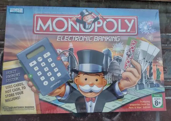 Monopoly Electronic Banking Board Game Never Opened