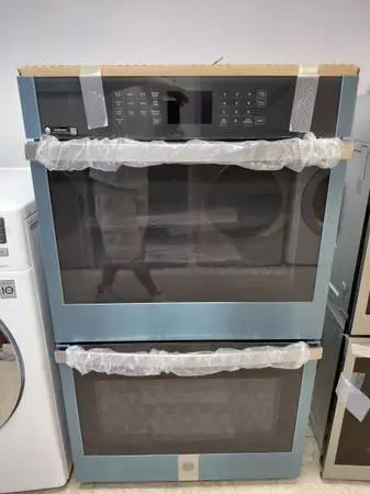 GE 30 in. Smart Double Electric Wall Oven with Self Clean in Stainless