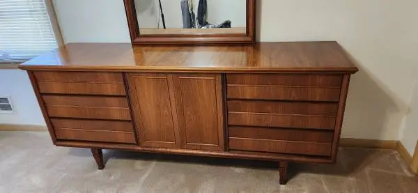 Vintage Dresser with Mirror