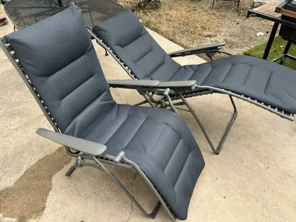 LaFuma mobilier zero gravity camp / patio chairs