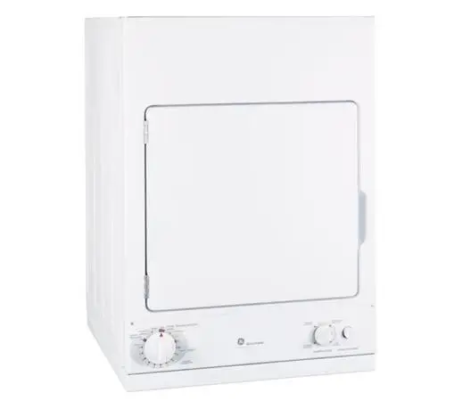 GE 3.6-cu ft Stackable Vented Electric Dryer (White)