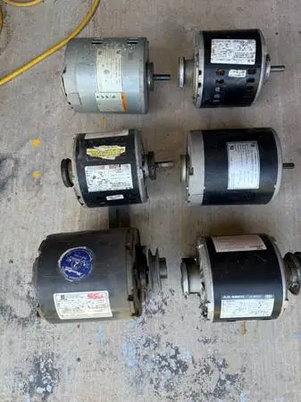 AIR CONDITIONER MOTORS  1/2 HP 2 SPEED