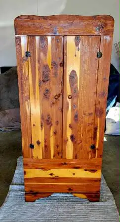 Vintage Cedar Armoire - Forest Products Model 602 - Great for Blanket