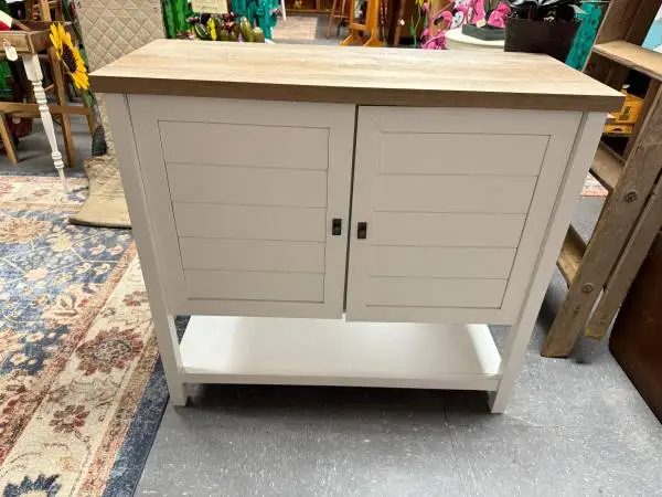♦♦ Rustic Farmhouse Country 2 Door Storage Cabinet Cupboard ♦♦