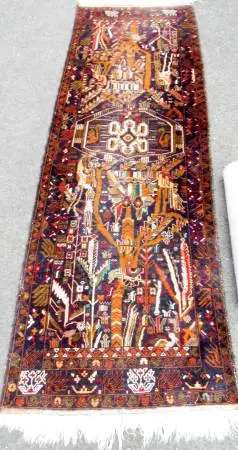 Very Nice Hand Made Afghan Balouch Runner / Rug