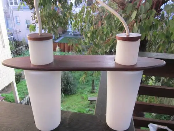 Vintage Mid Century Modern Danish Hanging Lamp