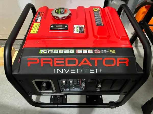 GARAGE KEPT, PREDATOR INVERTER GENERATOR, 4550 WATT, LIKE NEW