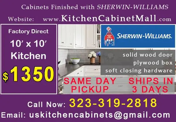Factory Direct 10x10 kitchen cabinets for sale $1350