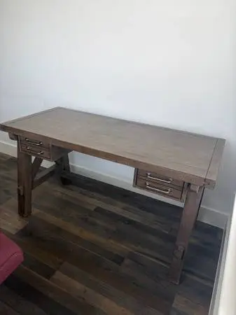 Desk & Roller File Cabinet to match