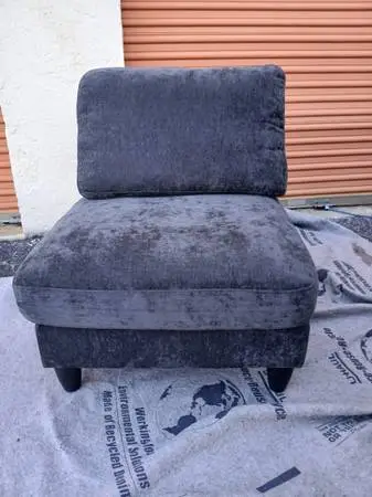 New Stylish Armless Chair Thick cushions