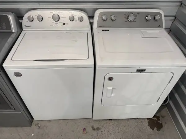 Whirlpool washer and maytag dryer