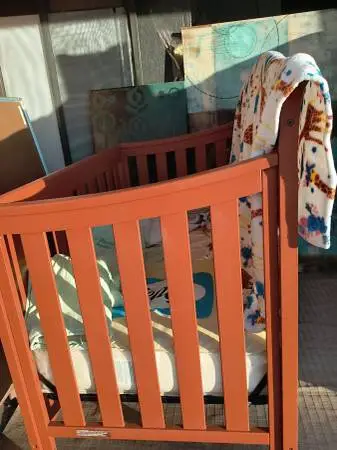 GORGEOUS WOODEN CRIB