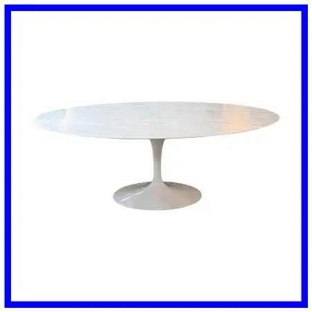Knoll Saarinen Dining Table, Carrera Marble