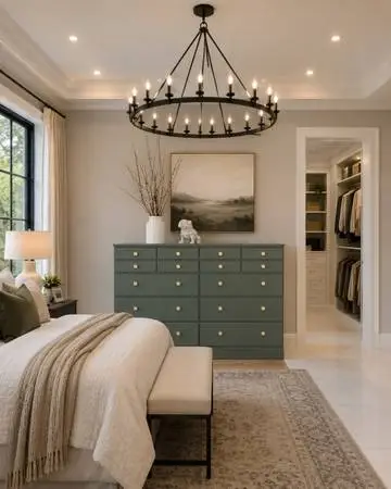 Sage green dresser