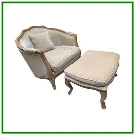 Zentique For Wisteria Maison Love Chair + Ottoman