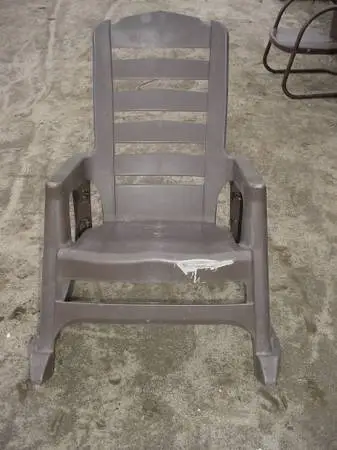 ADAMS patio rocking chair plastic