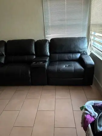 Black sectional
