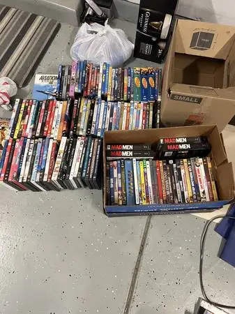 DVDs and DVD player
