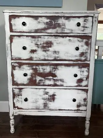 Distressed dresser