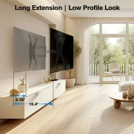 FULL-MOTION TV WALL MOUNT