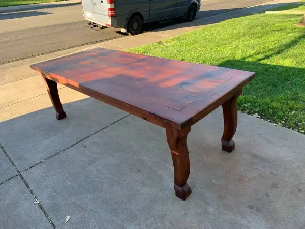Large Mexican Hacienda / Rustic Style Solid Mesquite Wood Dining Table 94x40