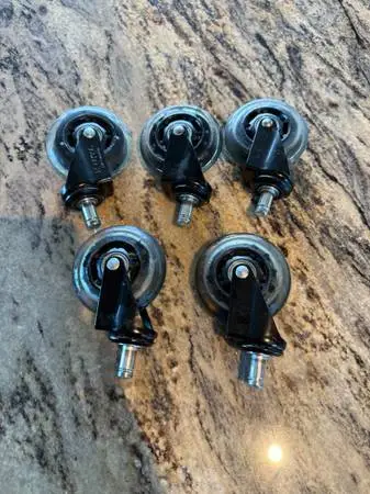 Rolling chair desk skate wheels set (5)