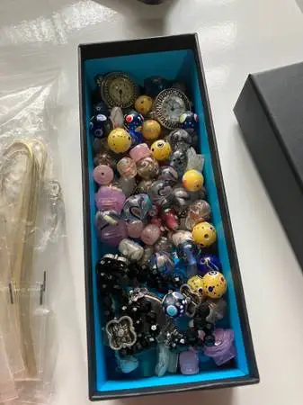 Crafting Supplies Glass Beads Watch heads and Book marks $15 for All!