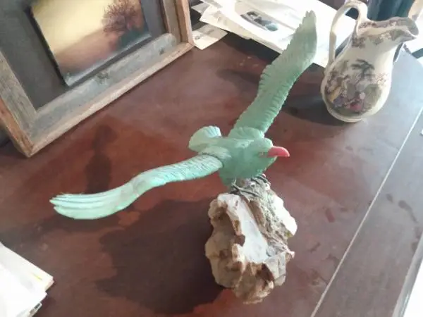 Turquoise Eagle on a Turquoise Rock High Quality