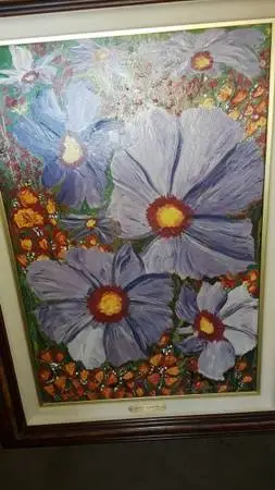 Sierra Flowers by von Wening Gecle Full Color Framed