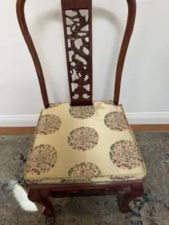 Rosewood with Mother of Pearl inlay chair
