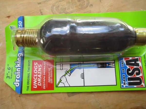 Qty of 3: Drain King #750, Unclogs 3- 6 drain Pipes