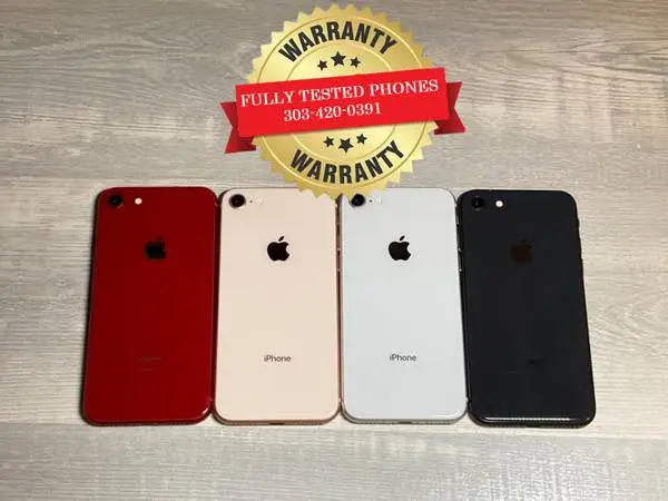 Unlocked iphone 8 64GB cell phones works on any service