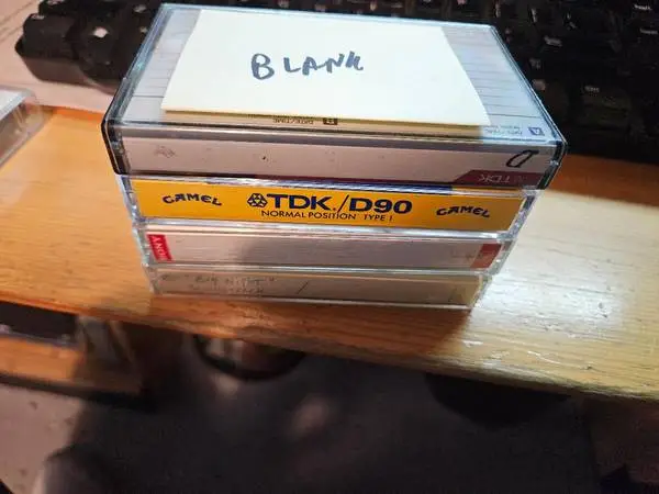 Audio Cassette Tapes - lot of (4) 90-Minute