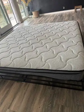 King size mattress and frame