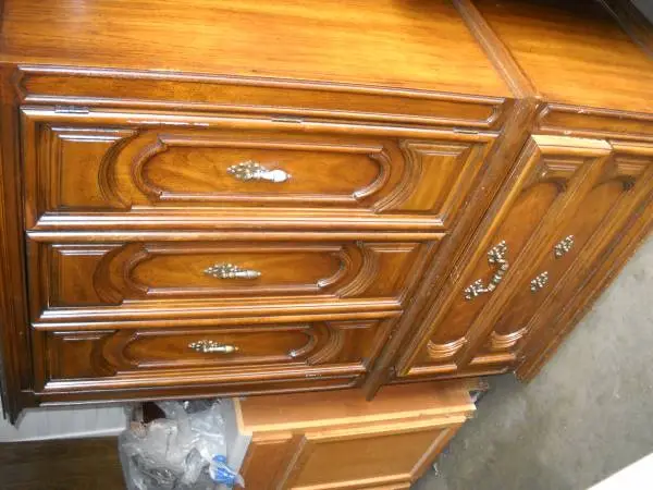 King size bedroom suite-vintage-really heavy.