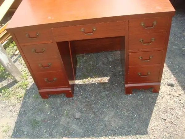 wooden desks