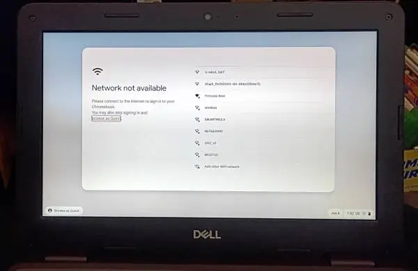 Dell Chromebook 3100 Working Well Good Battery