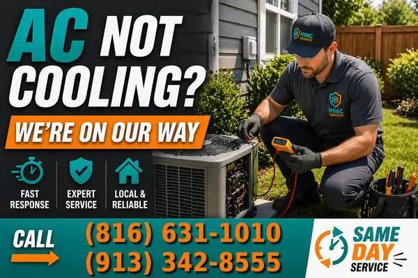 ❄️ AC Not Cooling? HVAC Problem? — We Show Up & Repair It