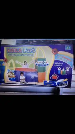 Cranium Mega Fort Building Set & Super Sports Station 100 Combinations